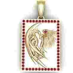 Dragon Angel Pendant 3D  printable Model