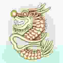 Dragon for jewelry - Dragon for ring - Dragon for pendant - N1006