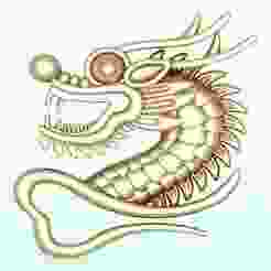 Dragon for jewelry - Dragon for ring - Dragon for pendant - N1157
