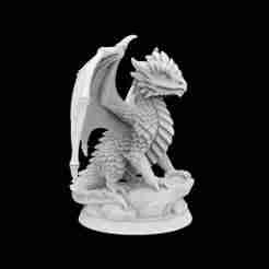 Dragon Hatchling Tabletop Gaming 3D Printable Model