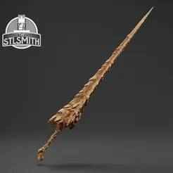Dragon King's Cragblade Elden Ring Life Size Prop STL