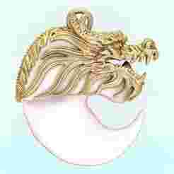 Dragon pendant - Bears claw - Tiger nails - Tiger fang - N905