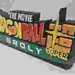 DragonBall Super Broly Decorative Plate