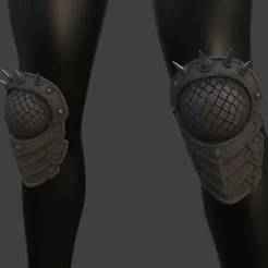 Dragonhide Spiked Knee Pads