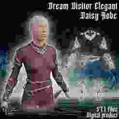 Dream Visitor Elegant Daisy Fantasy Robe Accessories/Jewelry Outfit Baldrus Gate 3