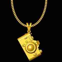 Dslr camera pendant charm