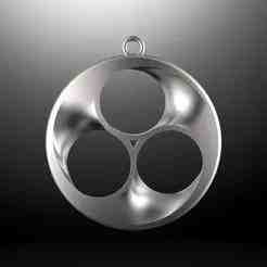 Duality or Trinity Pendant - 3D Print Model