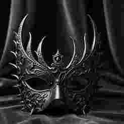 Elegant 3D-Printed Gothic Filigree Eye Mask