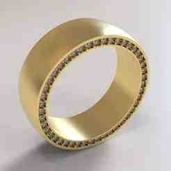 Elegant Gemstone Band