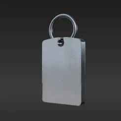Elegant Korean Pop Culture Emblem - Understated Sleek Door Keychain Design