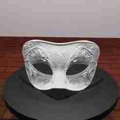 Elegant Venetian Carnival Mask