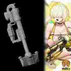 Elegg: Boom and Shock - Weapon - Nikke COsplay Prop