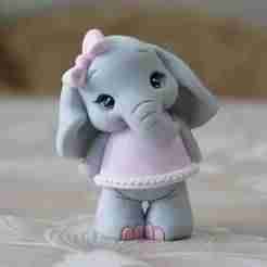 Elephant cute toon
