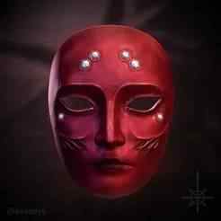 Elise mask, League of Legends Black rose mask