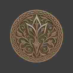 Elven Button or Wall Art