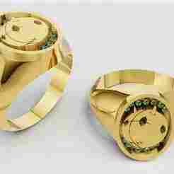 Emerald Ring   3D PRINTABLE MODEL