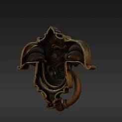 Enchanted Goblin Maze Door Knocker - Prop Replica