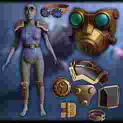 Enforcer Vi GAS MASK Arcane cosplay armor Accessories