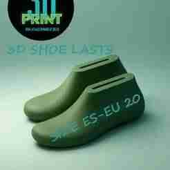 "EU 20 Shoe Lasts for Digital Projects | 3D Shoe Base".