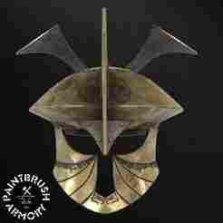 Evil Golden Warrior Helmet