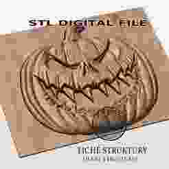 Evil Pumpkin – Halloween Horror Relief – 3D STL Model