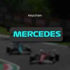 F1 Mercedes Keychain