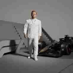 F1 Movie Diorama – Sunny Hayes with Race Car