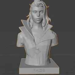 Fade Bust – Valorant 3D Printable Statue
