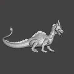 FAN ART DRAGON The 7th Voyage of Sinbad KAIJU