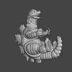 FAN ART GODZILLA RETRO SOFUBI S