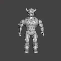 FAN ART SKULL WARRIOR STYLE MOTU REMCO