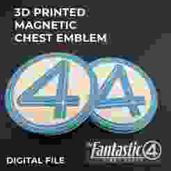 Fantastic Four First Steps Chest Emblem for Cosplay