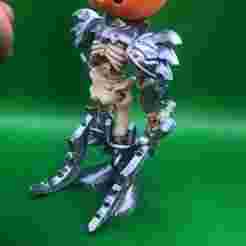 FANTASTICRAFT3D - PUMPKIN SKELETON KNIGHT-  fdm model, knight, fantasy, HALLOWEEN