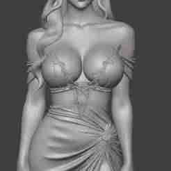 Fantasy Elf Female 3D Model