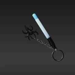 Fantasy Sigil & Translucent Style Lightstick Charm - K-Pop Aesthetic & Gothic Inspired 3D Printable