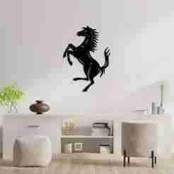 Ferrari Logo Wall Art