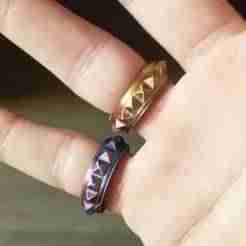 Fidget ring SpiKes / Anti-stress ring: PinXos.