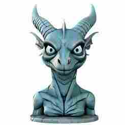 Fierce Dragoness Bust