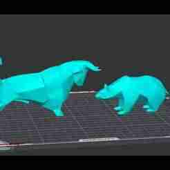 Figure Bull vs Bear duel