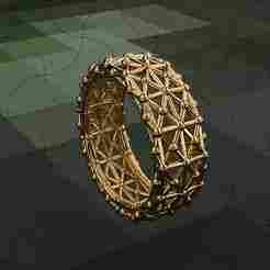 Fine Jewelry, Modern Textured Ring 57