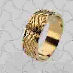 Fine Jewelry, Textured Ring Trama1
