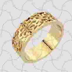 Fine Jewelry, Textured Weft Ring 3
