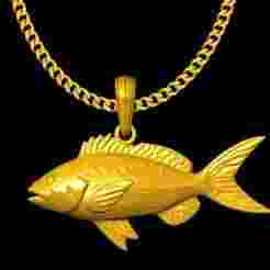fish charm 20mm