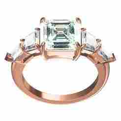 Five Stone Unique Solitaire Engagement Ring