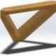 Flat Wall Shelf Bracket