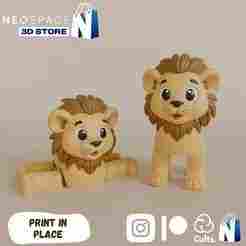 FLEXI LION, ARTICULATED PRINTABLE LION