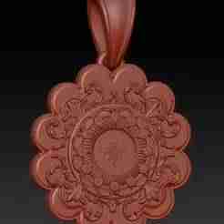 FLOWR PLASTIC PENDANT   3d printable model