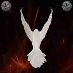 Flying Dove with Spread Wings – SoliDRawinGs SG974
