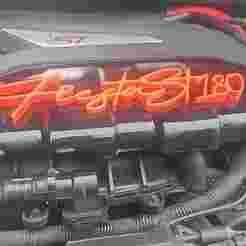 Ford Fiesta ST180 Engine Cover Emblem.