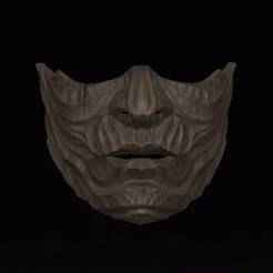 FOREST SPIRIT MASK – WEATHERED WOOD TEXTURE | ORIGINAL FANTASY COSPLAY PROP